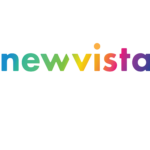 988 New Vista Pride Logo White