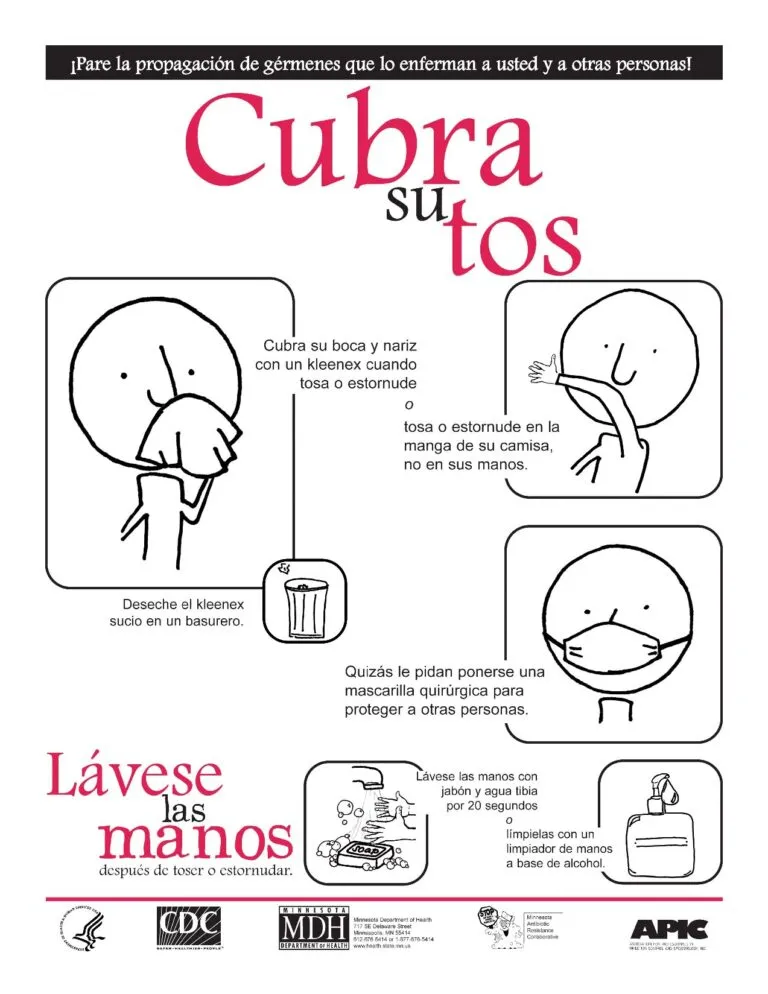 CDC Cover Your Cough Spanish