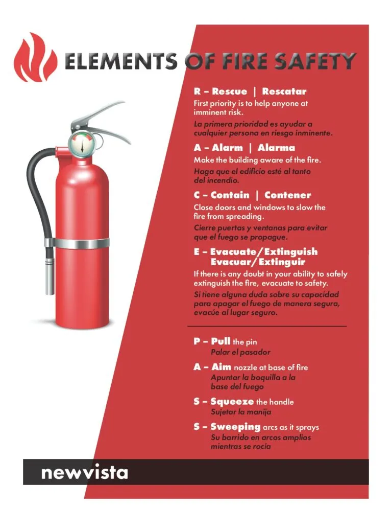 NV Fire Safety Flyer English Spanish