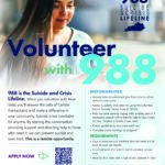 New Vista 988 Volunteer Flyer